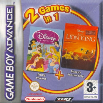2 in 1 - Disney Princess & The Lion King  Jogo