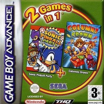 2 in 1 - Sonic Pinball Party & Columns Crown  Game
