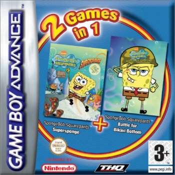 2 in 1 - SpongeBob Squarepants - Supersponge & Battle for Bikini Bottom  Game