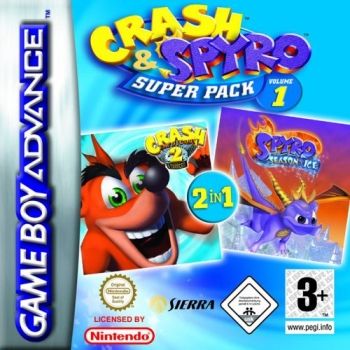2 in 1 - Spyro - Season of Ice & Crash Bandicoot 2 - N-Tranced  Game