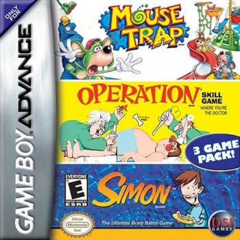 3 in 1 - Mousetrap & Simon & Operation  Juego