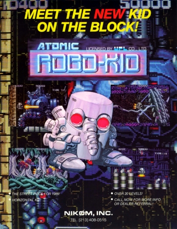 Atomic Robo-kid  Game