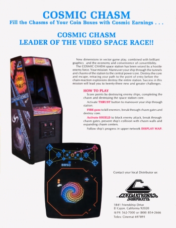Cosmic Chasm  Game