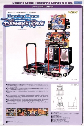 Dancing Stage Featuring Disney's Rave  Game