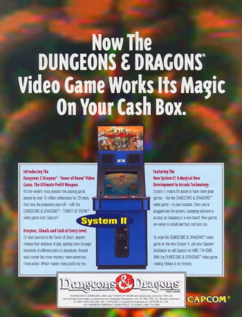 Dungeons & Dragons: Tower of Doom  Jeu