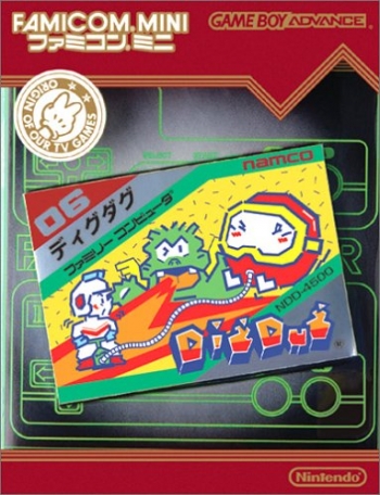 Famicom Mini - Vol 16 - Dig Dug  Jogo