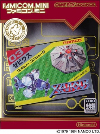 Famicom Mini - Vol 7 - Xevious  Jogo
