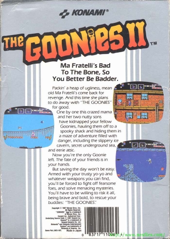 Goonies II, The  Game