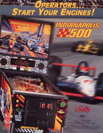 Indianapolis 500  Jeu