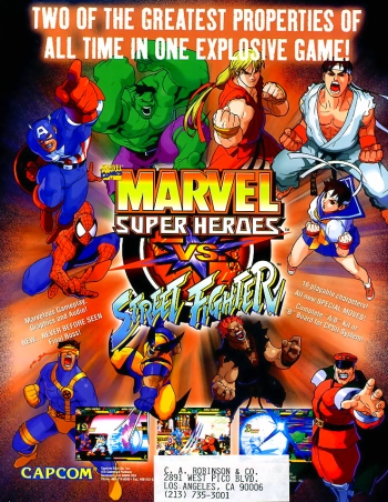 Marvel Super Heroes Vs. Street Fighter  Jogo