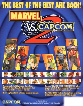 Marvel Vs. Capcom 2 New Age of Heroes  Game