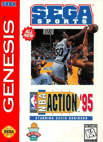 NBA Action '95 Starring David Robinson  Jeu