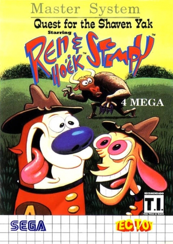 Quest for the Shaven Yak Starring Ren Hoek & Stimpy  Game