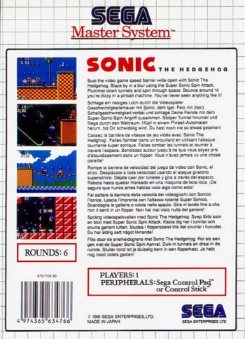 Sonic The Hedgehog  Game