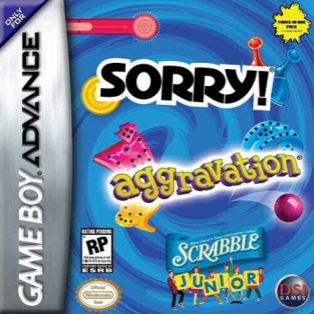 Sorry, Aggravation, Scrabble Junior  Game