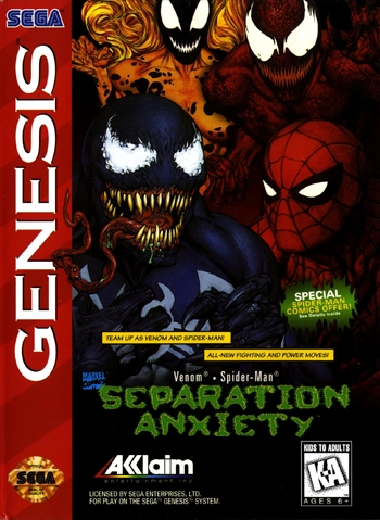 Spider-Man and Venom - Separation Anxiety  Jeu