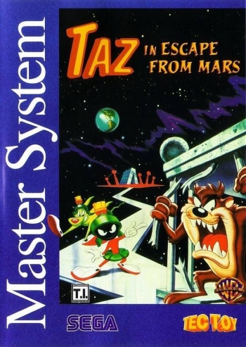 Taz in Escape from Mars  Game