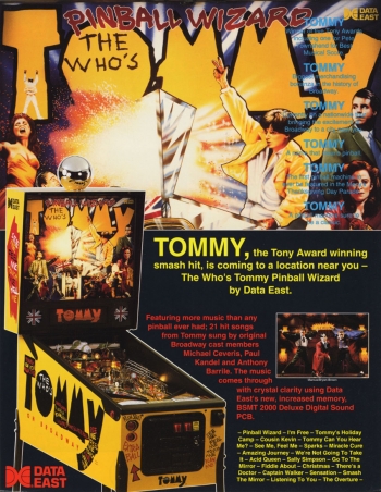 The Who's Tommy Pinball Wizard  Game