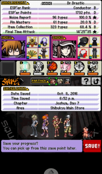 World Ends With You, The  Game