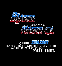 Blaster Master - Metafight Alpha Juego