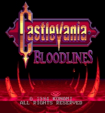 Castlevania Bloodlines Enhanced Colors Game