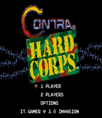 Contra: Hard Corps - INVASION v3.1 Jogo