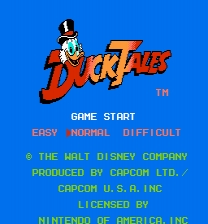 Ducktales UNROM to MMC3 Hack Game