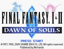 Final Fantasy 1 DoS Cutscene Removal Game