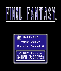 Final Fantasy Font Options Jogo