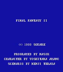 Final Fantasy II EasyType Game