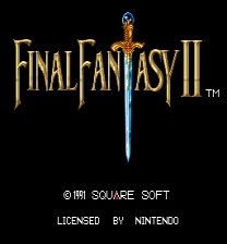 Final Fantasy II US Save Spot Mod Game