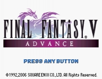Final Fantasy V - Sound restoration and no framerate drop Jogo