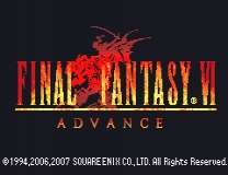 Final Fantasy VI Advance Very Large Menu Font Juego
