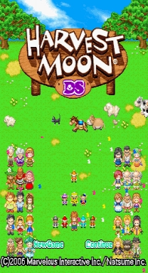 Harvest Moon DS: Claire & Jill Version Game