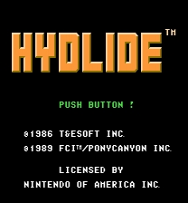 Hydlide Special - Special Edition Jeu