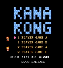 Kana Kong Game