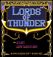 Lords of Thunder TG16 with Sega CD music Game