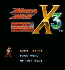 Mega Man X3: Proto Edition Juego
