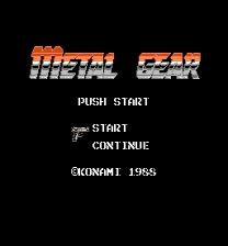 Metal Gear MSX + Style Jeu