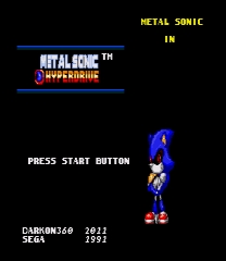 Metal Sonic Hyperdrive Game