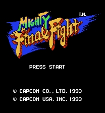 Mighty Final Fight for 2 players Game