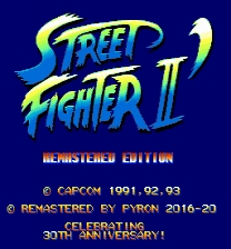 Street Fighter 2 Remastered Edition Jeu