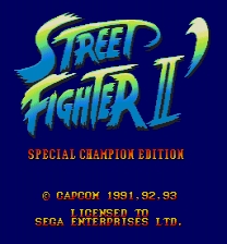 Street Fighter II PCM driver fix Jogo
