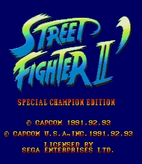 Street Fighter II: Special Champion Edition - New Hair (Intro) Jogo
