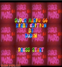Super Mario 64 - Kirby Edition Game