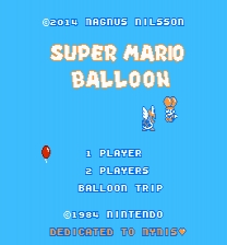 Super Mario Balloon Game