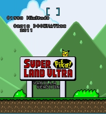 Super Pika Land Ultra: Vanilla Version Jeu