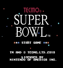 Tecmo Super Bowl 2018 - SBlueman Edition Game