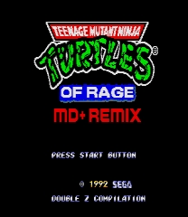 Teenage Mutant Ninja Turtles of Rage MD+ Remix Jeu