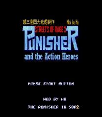 The Punisher in the Streets of Rage Juego